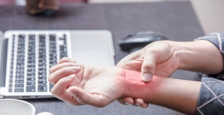 Woman Suffering from Wrist Pain